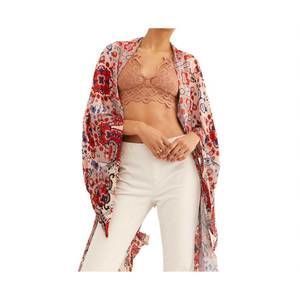 NEW SAACHI little wing mix print duster in multi